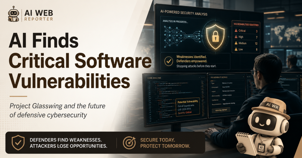 AI cybersecurity system identifying critical software vulnerabilities