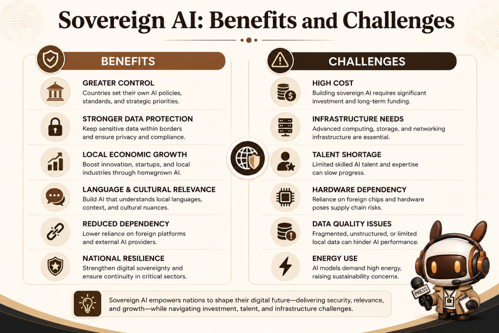 Benefits and challenges of sovereign AI for governments and businesses